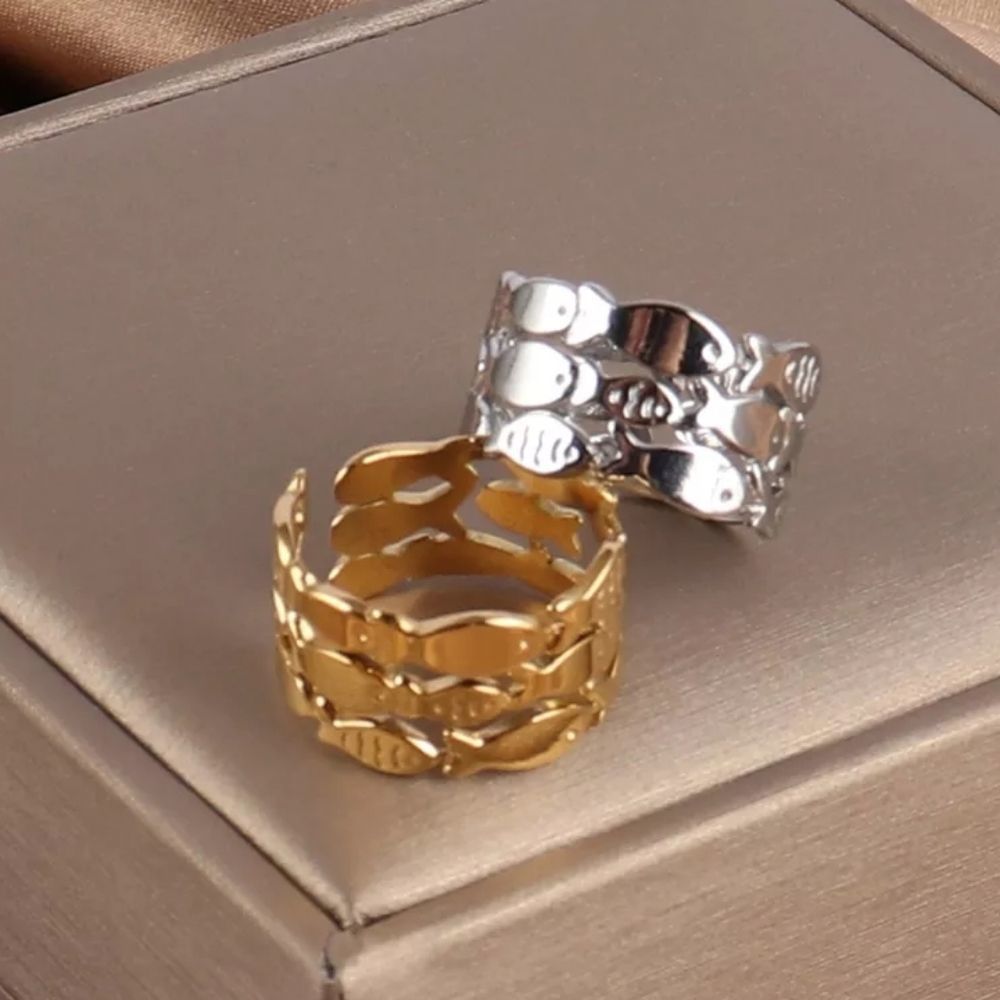 Little Fishies Rings - Stainless Steel